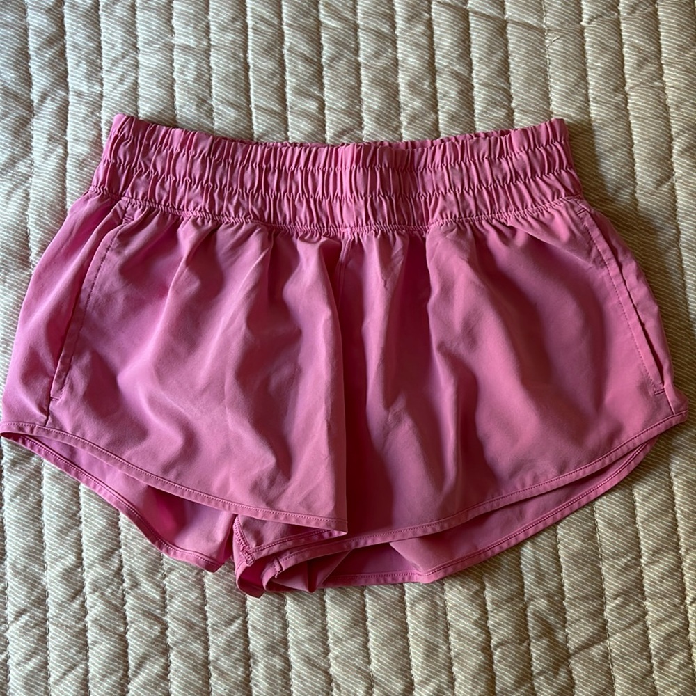 Aerie Offline Pink Low Rise Shorts